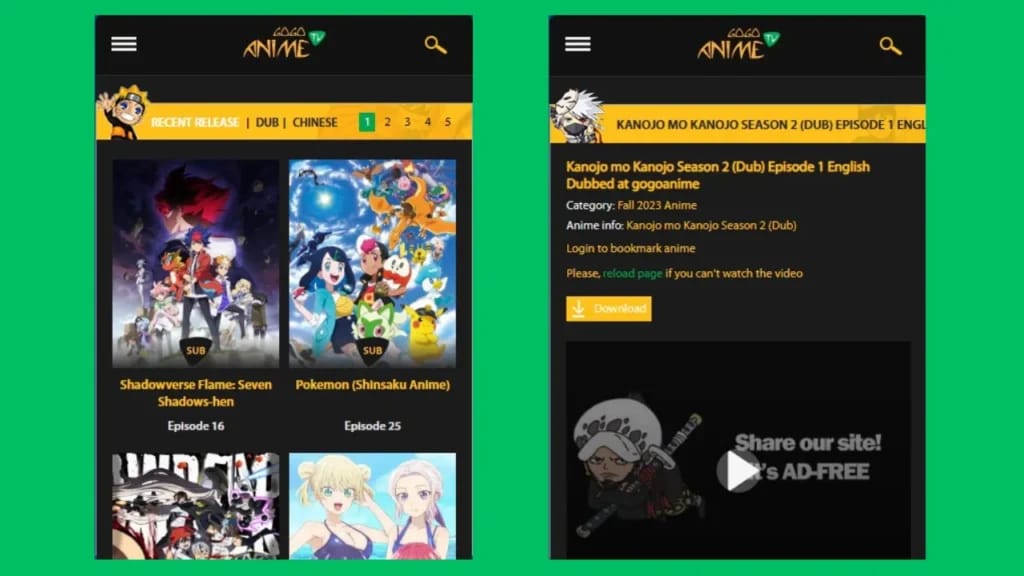 Anime Gogo For Play Store